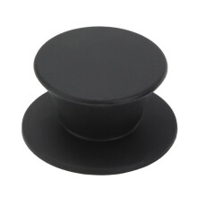 Couvercle en Silicone, outils de cuisine, bouton de-Noir