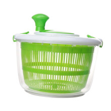 Household Manual Vegetable Dehydrator Plastic Washing Basket Fruit Drainer Salad Dryer Kitchen Food Preparation