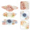 3Pièces Headbands Fleurs Bébé Décoratifs Confortables Tons Variés 9