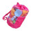 Borsa Da Spiaggia Con Giocattoli Bambini Rete Rosa 1