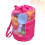 Borsa Da Spiaggia Con Giocattoli Bambini Rete Rosa 10
