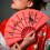 Foldable Dance Fan Plastic Red 1pack For Performers 4