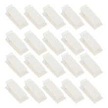 20St Kabelbeheer Clips Voor Kabels En Headsets Compact Wit