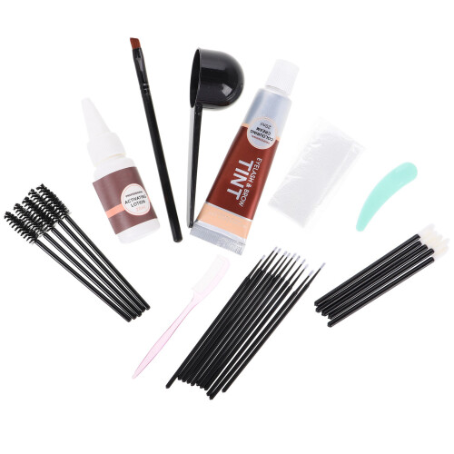 Set Per Sopracciglia Gel Marrone Scuro Con