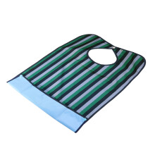1Pc Washable Adult Bib Green Waterproof Mealtime Aid Apron
