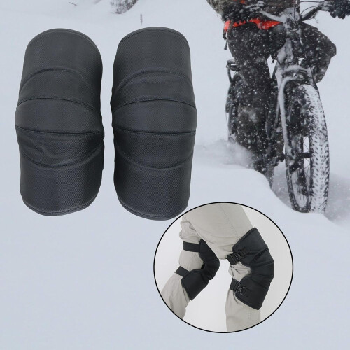Motorcycle Knee Pads Winter Windproof Elastic Knee Sleeves 2