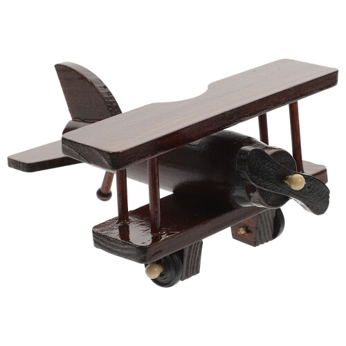 Elicottero In Legno Vintage Per Bambini 1
