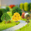 8 Pezzi Miniatura In Per Micro Paesaggio Da Te 5