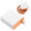Plastique Blanche Disguise Chargeur Rangement Argent 10