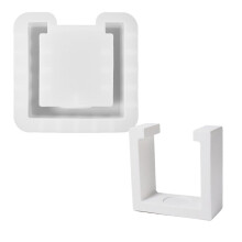 Unregelmäßige Kerzenform, Epoxidharz-Silikonformen für-Quadrat 1