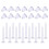 100Pièces Embouts D'oreilles Silicone Transparent Accessoires Créatifs 1