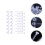 100Pièces Embouts D'oreilles Silicone Transparent Accessoires Créatifs 4