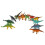 One Set Imitated Animal Model Toy Simulation Plaything Desktop Decor 11