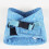 Adjustable Cat Harness Vest With Traction Rope Hook Loop Closure Sky Blue 10