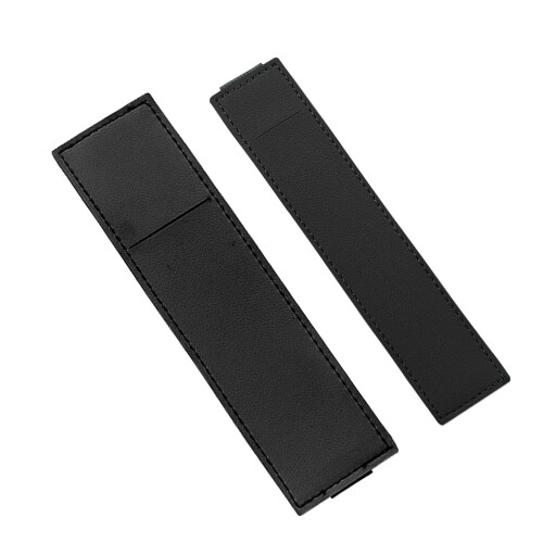 2 Stück verstellbare Stiftetui mit elastischem Band,-Schwarz
