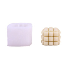 Kubische Kerzenform für Kerze, Gips, Ornament, Heimdekoration,