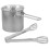 Set Acciaio Friggitrice Pentola Profonda Pinza 10