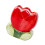 Blumenförmige Desktop-Organizer aus Keramik,-Rot 1