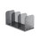 Practical Bookends Book Shelf Holders Book End Book-Grey 1