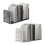 Practical Bookends Book Shelf Holders Book End Book-Grey 3