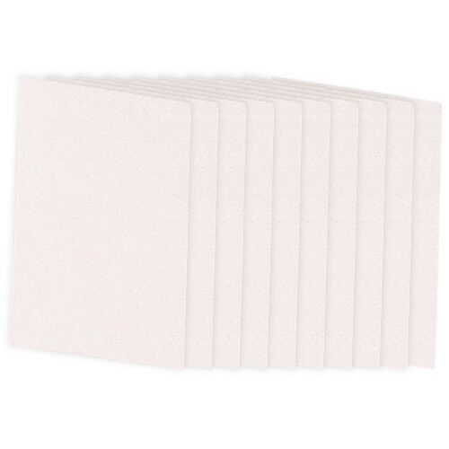 10 Stück/Packung, magisches Malpapier,-10 rechteckig weiß