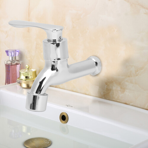 Wasserhahn mit Messingventileinsatz, elegantes Design für Bad oder Küche, einfache Installation ohne professionelle Hilfe 1