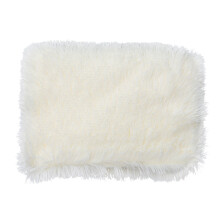 Blanket Artificial Fur Winter Mat White Golden Retriever