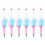 6Pcs Beadable Ballpoint Pen Plush Ball Ballpoint-pink gradient 1