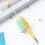 6Pcs Beadable Ballpoint Pen Plush Ball Ballpoint-pink gradient 5