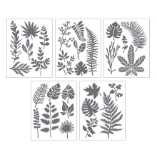5 Stück Schmetterlings-Blumen-Malvorlagen für die-Klinge