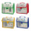Handheld Document Bag File Bag with Clear Label Window-Red 2