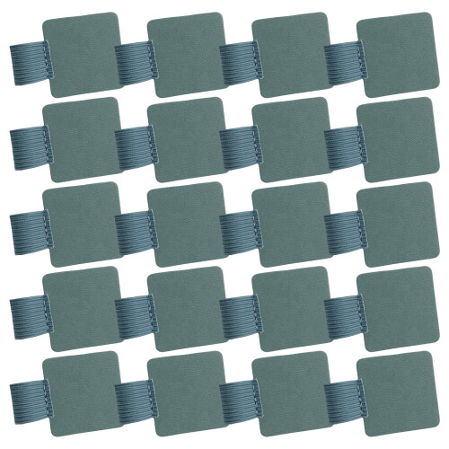 Pen Hook Holders Self Adhesive Leather Pen Holders-Blue