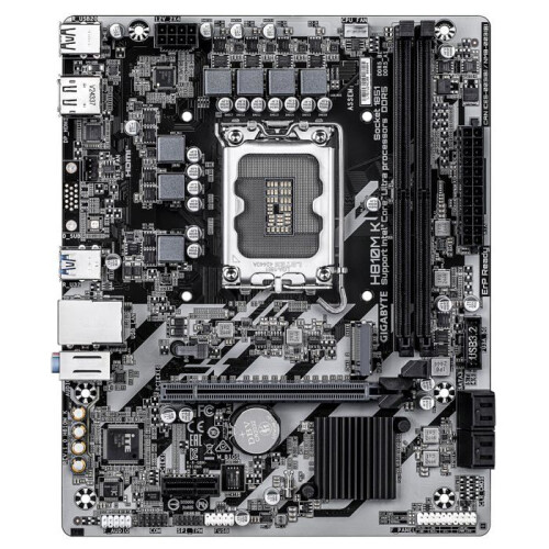 Gigabyte Motherboard - GIGABYTE - H810M K - Micro-ATX Format - Intel H810 Chipset - DDR4 1