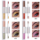 16PCS/Set Eyeshadow Glitter Glow Liquid metallic Eye Shadow Foundation Concealer 4