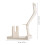 Convenient Hand Lotion Holder White Plastic 1set 5.0x4.7x3.3in 3
