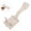 Convenient Hand Lotion Holder White Plastic 1set 5.0x4.7x3.3in 9