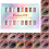 16PCS/Set Eyeshadow Glitter Glow Liquid metallic Eye Shadow Foundation Concealer 1