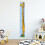 Height Ruler Solid Wood Removable Wooden Frame Baby 3