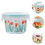 Transparent Glass+plastic Snack Food Case Sealed Storage Box 6