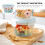 Transparent Glass+plastic Snack Food Case Sealed Storage Box 11