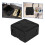 Raindrops Home Decor Ground Connection Box 10.00x10.00x5.50cm Black 11