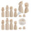 36 Figure Legno Da Colorare Da Te Per Bambini Con 3
