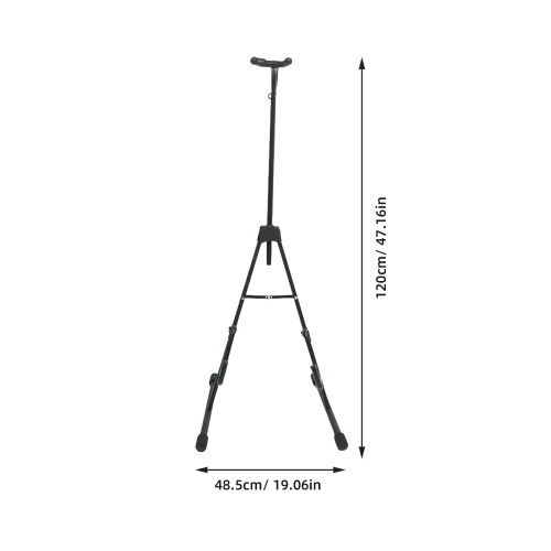 1pcs Cello Stand Black Adjustable Tripod For Home Use 1