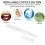 6 Pezzi Penna Per Cuticole Trasparente Con Applicatore Rotante 10