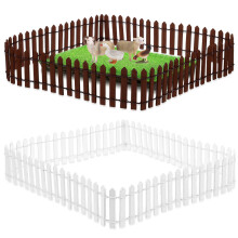 2pcs Mini Dollhouse Fence Coffee Bendable Diy Projects