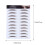 5Pcs 6D Eyebrow Transfers Stickers Bionic Tattoo Makeup 2