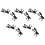 10 pezzi supporti per microfono lavalier con gancio a clip 6