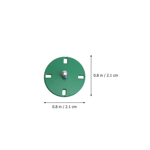 10 Pezzi In Metallo Piatto Per Verde 1