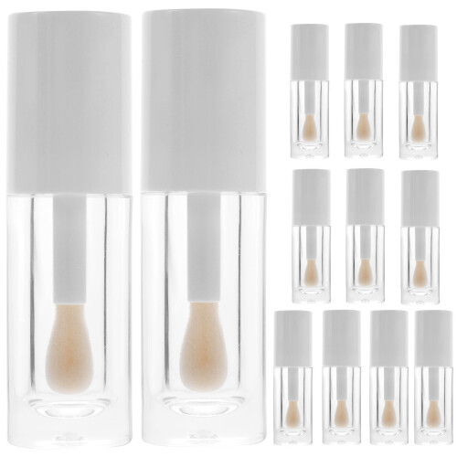 12Pcs 6Ml Empty Small Lip Gloss Tube With Wand Refillable Container 1