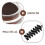 Gel Sopracciglia Waterproof Marrone Scuro Con 7
